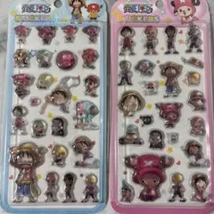 ワンピース ぷっくりシール 立体シール 3dシール 2枚セット