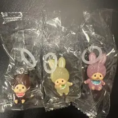 モンチッチ めじるしアクセサリー2 スタンダード　イエロー　ピンク　チムたん