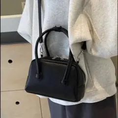 pumpkin port ミニボストン ショルダーバッグ 黒 新品