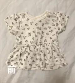 フラワープリント フレアトップス 80