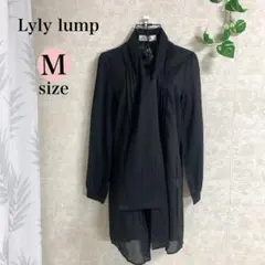 LylylumpブラックボウタイチュニックサイズM
