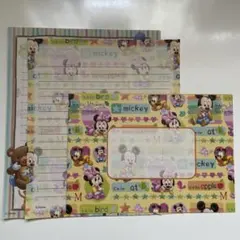 ディズニー ミッキー レターセット
