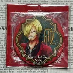 ワンピース　輩缶バッジ　サンジ　PARTY ONEPIECE