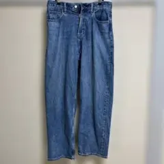 【UNIQLO】ワイドストレートジーンズ　28インチ