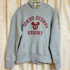 終了間近★東京ディズニーリゾート　パーカー　グレー　S ミッキー DISNEY