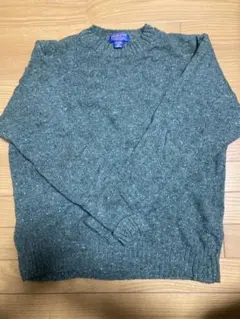 Pendleton 100%ウール セーター Sサイズ グリーン系