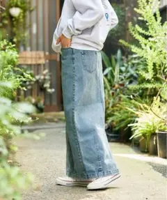 FREAKS'STORE カーヴィーデニムスカート