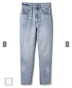 タグ付き！GRL ハイウエストテーパードデニムパンツ[cu157a]