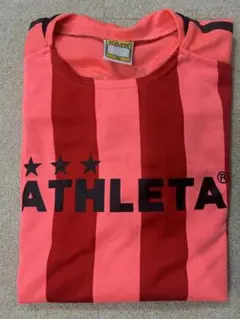 アスレタATHLETA　カラープラクティスシャツ　Fレッド　長袖　プラシャツ