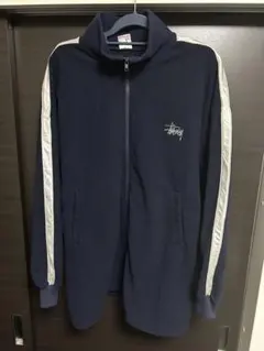 Stussy ネイビー フリースジャケット