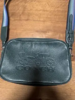 COACH ダークグリーン ショルダーバッグ