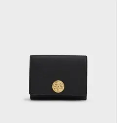 ブレアメタリックアクセント ショートウォレット - ブラック