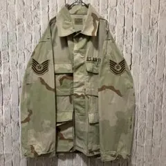 USA製 B.D.U ミリタリージャケット U.S.AIR FORCE 迷彩柄