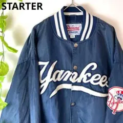 米国製　STARTER MLB ロサンゼルスドジャース　スタジャン　ブルー　中綿 n6657-1.jpg