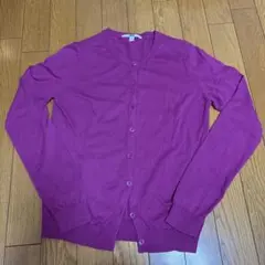 ユニクロ　UVカットクルーネックカーディガン　長袖 Sサイズ