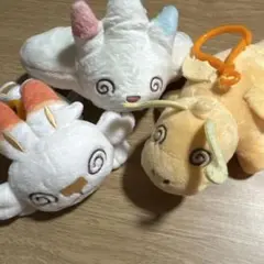 ポケモン ちからつきた ぬいぐるみ マスコット 3種セットのサムネイル
