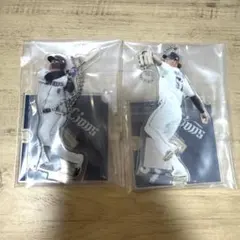 埼玉西武ライオンズ アクリルキーホルダー 渡部聖弥 西川愛也 セット
