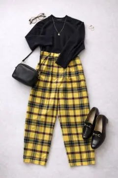 コーデ売り♡3点♡BAYFLOW チェックパンツを使って♡