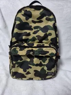 PORTER × BAPE リュック デイパック カモフラ 迷彩 タンカー