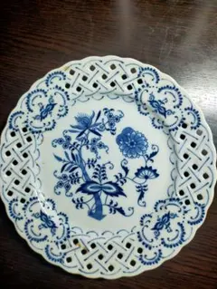 Blue Danube 花柄 陶磁器プレート