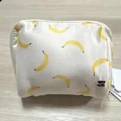 ジェラートピケ ジェラピケ ポーチ バナナ フルーツ柄