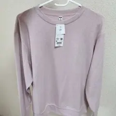 ユニクロ ソフトニットフリースクルーネックT
