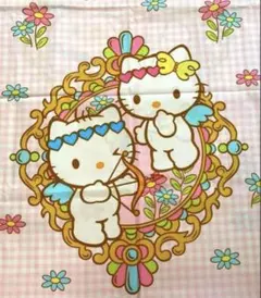 ♡HELLO♡KITTY♡BABIES♡子供用お昼寝 布団カバー作り♡パネル生地