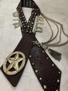 SALE【訳あり】平成元祖d.i.a.スターバックルベルト ブラウン