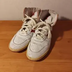 RHUDE ハイカットスニーカー ホワイト レッドのサムネイル