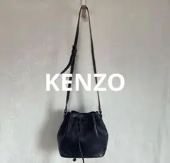 KENZO 黒 ショルダーバッグ 巾着型のサムネイル