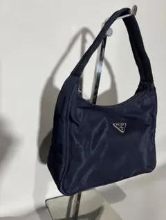 PRADA ネイビー ハンドバッグ