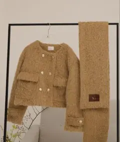 2025年最新】LOIN nuit マフラーシャギーショートコートの人気アイテム