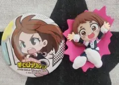 ヒロアカ お茶子 缶バッジ マグネット 僕のヒーローアカデミア