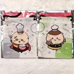 ちいかわ COCOS コラボ 第1弾 巾着袋 2種セット ラッコ くりまんじゅう