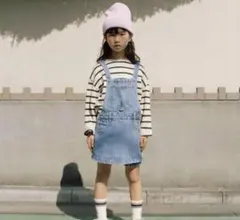 ザラ　スコートデニムダンガリーズ