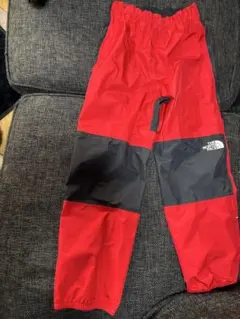 THE NORTH FACE レインパンツ 赤黒美品新品同様