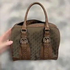 JEANASIS スタッズジャガードモノグラムボストンのサムネイル