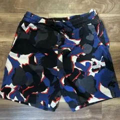 PUMA カモフラージュ柄 ショートパンツ M