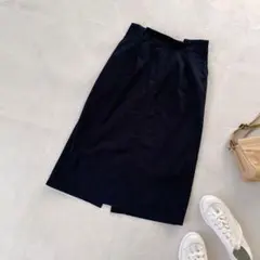 ロングスカート　タイトスカート　UNIQLO ユニクロ　ネイビー　M