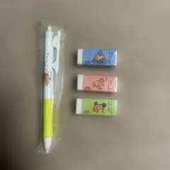 シャーペンと消しゴムセット