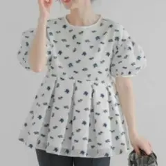 Ballsey 】ボールジィマーガレットカットジャカード ブラウス 36