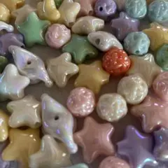 パステルカラー ビーズセット