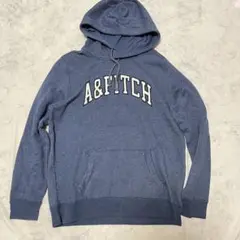 00s y2k アバクロ ロゴ L パーカー 裏起毛 薄手 メンズ