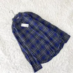 新品 《ユニクロ》 (M) フランネルチェックシャツ ボタンダウン カジュアル