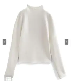 [新品タグ付き]GRL 裏シャギーハイネックニットトップス［ru1152白