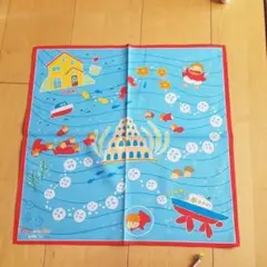 崖の上のポニョ　ナフキン　ブルー　ランチクロス　新品