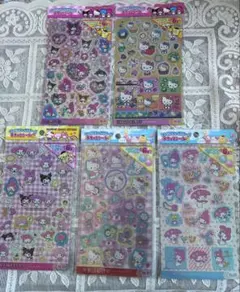 サンリオキャラクターズ　キラッとシール5シートセット