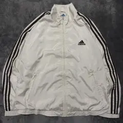 90s アディダス　ナイロンジャケット　アウター　刺繍　古着