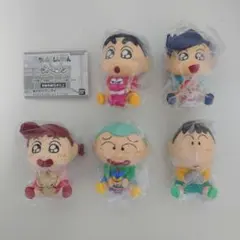 ガチャ　クレヨンしんちゃん ぎゅーこっと 全5種コンプセット