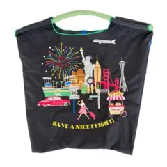 【完売・搭乗者限定】JAL×Ball&Chain 刺繍バッグ ネイビー 新品